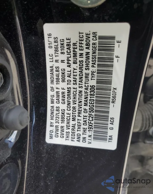 19XFC2F50GE018306: 54568024