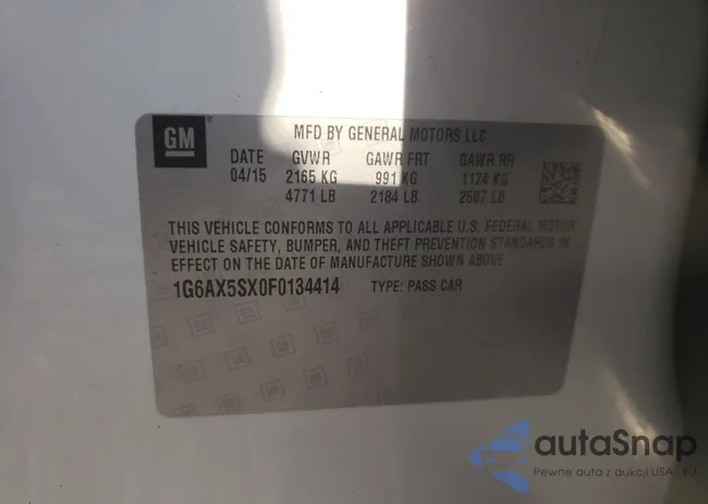 1G6AX5SX0F0134414: 55477524