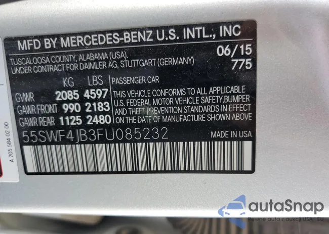 55SWF4JB3FU085232: 54352554