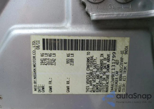 1N4AL2AP8CC131799: 57234204