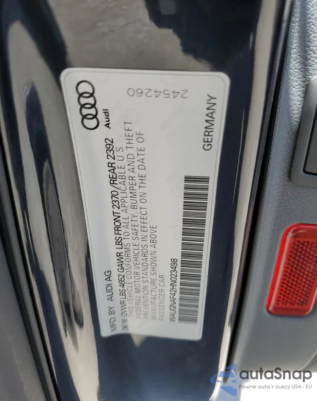 WAUGNAF42HN023498: 53493164