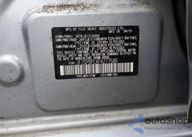 JF2GPBPC4FH277588: 56616214