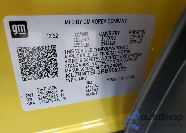 KL79MTSL9PB098171: 52601334