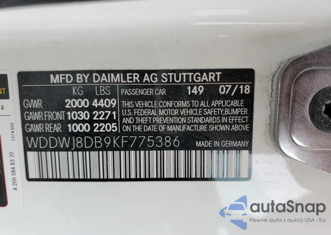 WDDWJ8DB9KF775386: 56477483