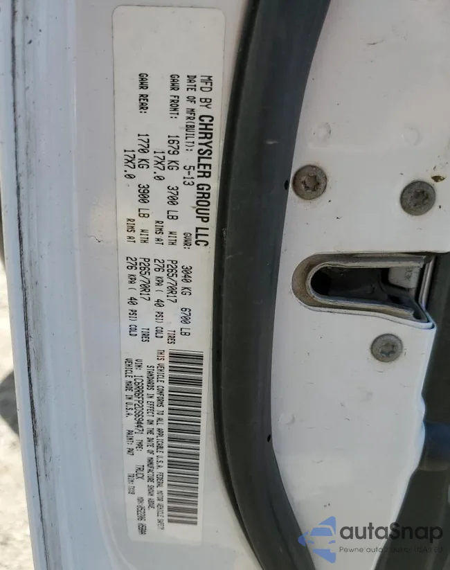 1C6RR6FP2DS694471: 57726933