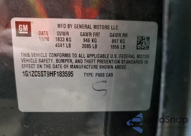 1G1ZC5ST9HF183595: 59156444