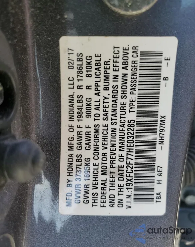19XFC2F77HE032285: 57533114