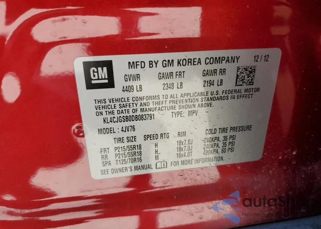 KL4CJGSB0DB083791: 46874664