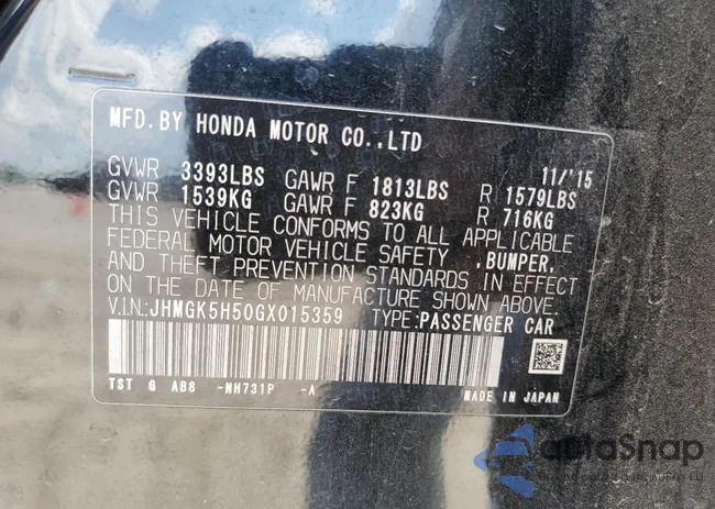 JHMGK5H50GX015359: 56722694