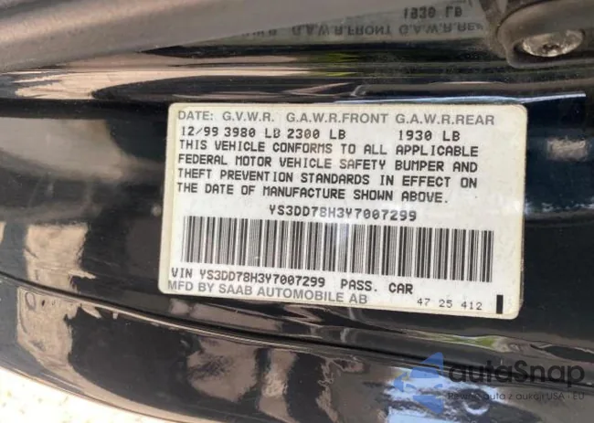 YS3DD78H3Y7007299: 60658414