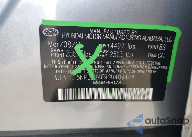 5NPE24AF9GH409444: 57858204