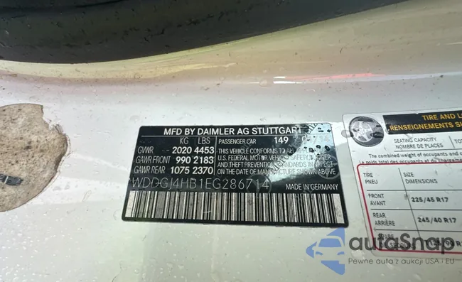 WDDGJ4HB1EG286714: 60103134