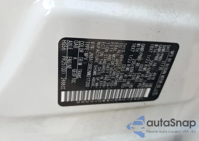 JN8AT3BB2MW217200: 57324084