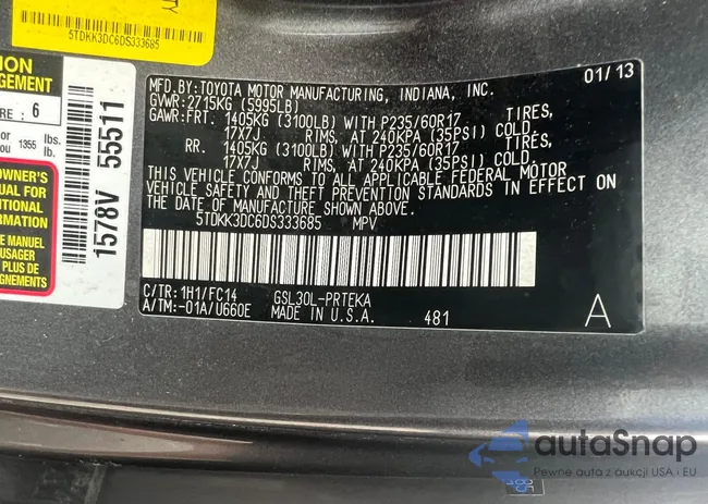 5TDKK3DC6DS333685: 59547824