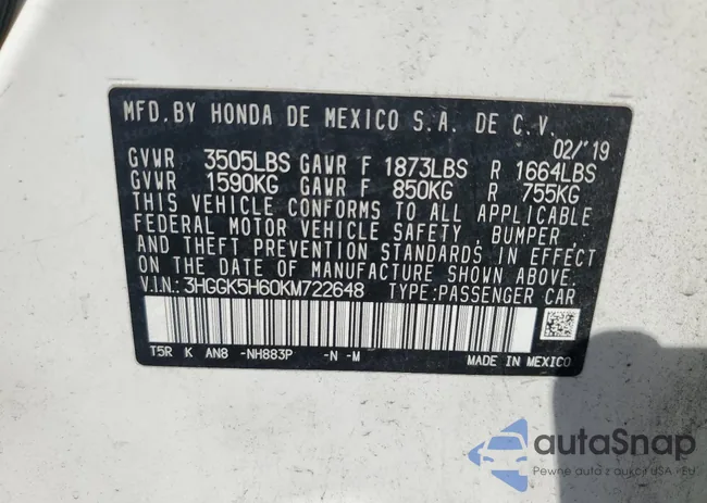 3HGGK5H60KM722648: 60282824