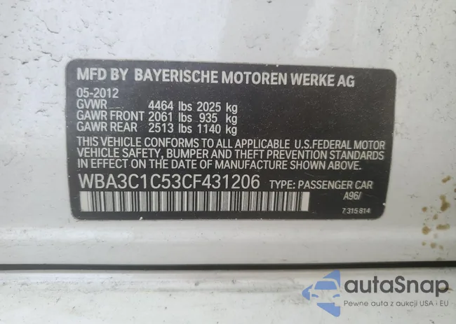 WBA3C1C53CF431206: 57771824