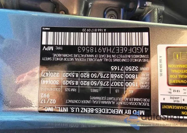 4JGDF6EE7HA918563: 57602484