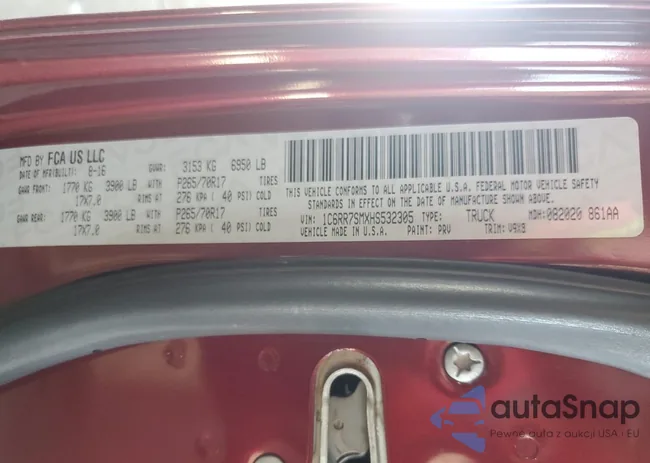 1C6RR7SMXHS532305: 60347914