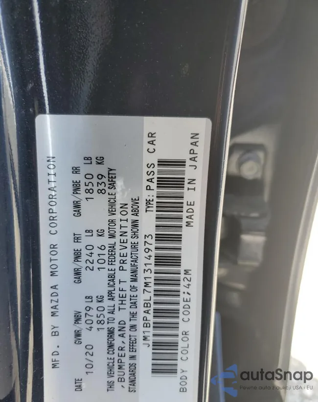 JM1BPABL7M1314973: 60091854