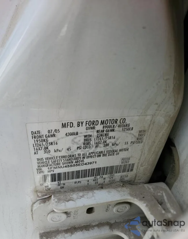 1FMNU45S55ED43971: 59448224