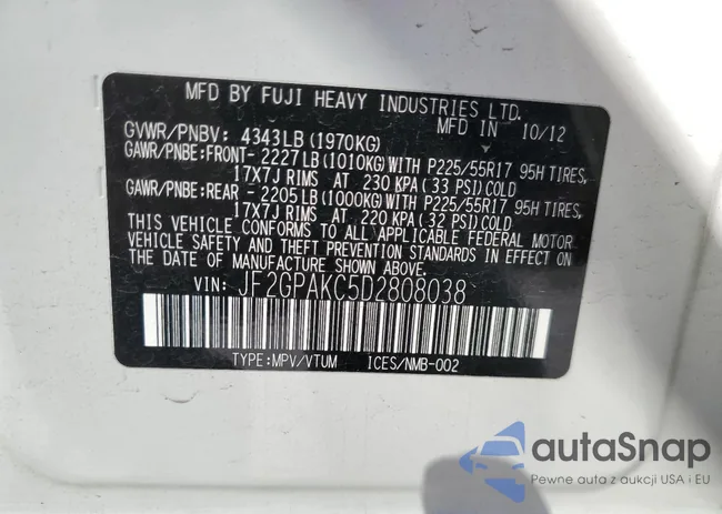 JF2GPAKC5D2808038: 59882983