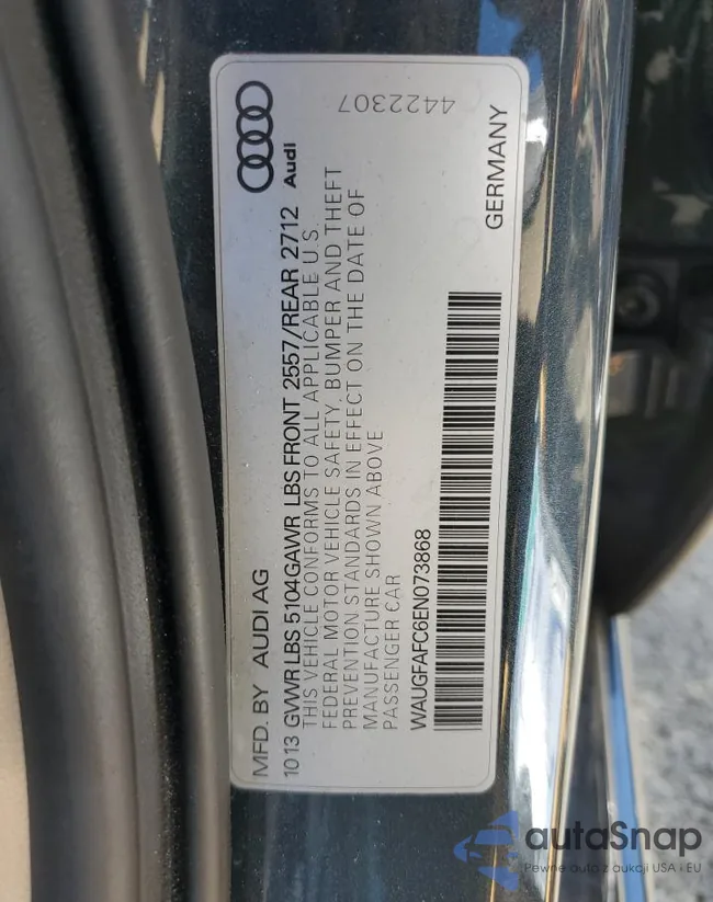 WAUGFAFC6EN073868: 60642043