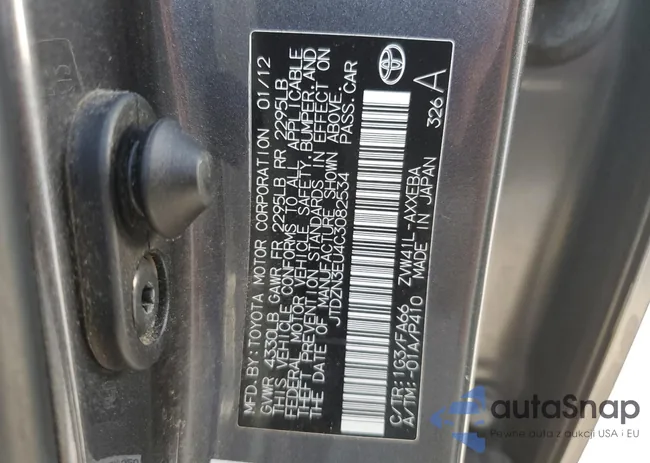 JTDZN3EU4C3082534: 62947054