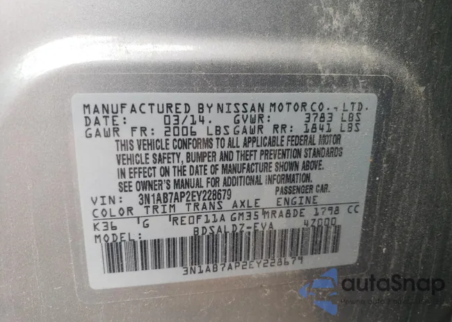 3N1AB7AP2EY228679: 61037104