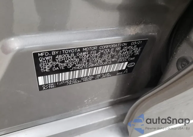 JTHGZ1E28M5020816: 62955424