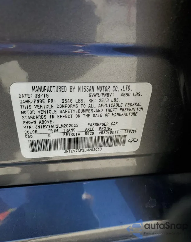 JN1EV7AP2LM202043: 61157134