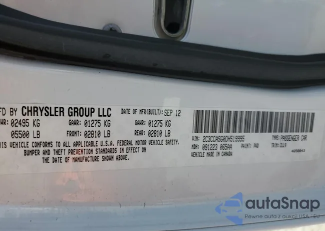 2C3CCASG0DH519995: 65902413