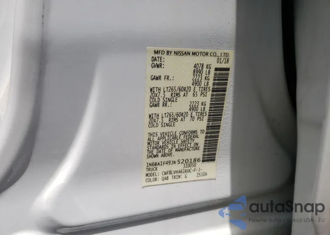 1N6BA1F49JN520186: 64005803