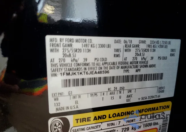 1FMJK1KT6JEA48596: 66521413