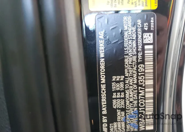 WBA2J1C07M7J35199: 66078993