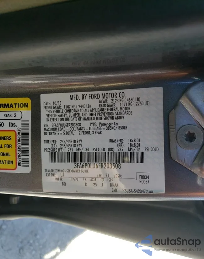 3FA6P0LU6ER203508: 63254813