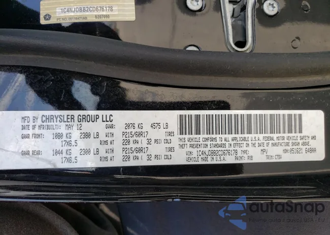 1C4NJDBB2CD676178: 65406543