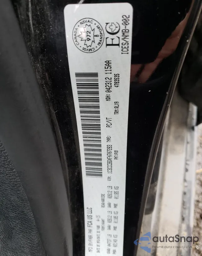 1C3CCCBGXFN707283: 64649233