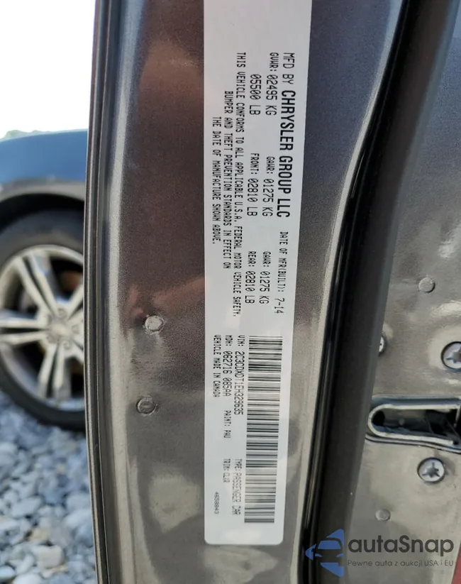 2C3CDXDT1EH329635: 64774233