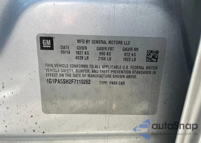 1G1PA5SH2F7110262: 67195553