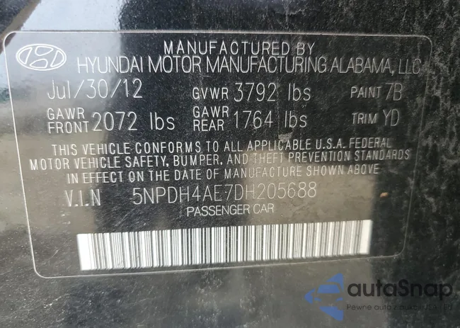 5NPDH4AE7DH205688: 68996723