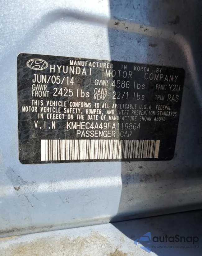 KMHEC4A49FA119864: 69664933