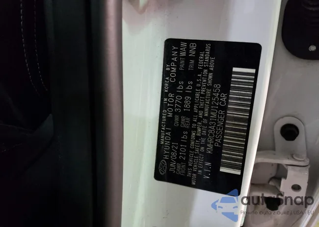 KMHRC8A31MU125458: 70366963