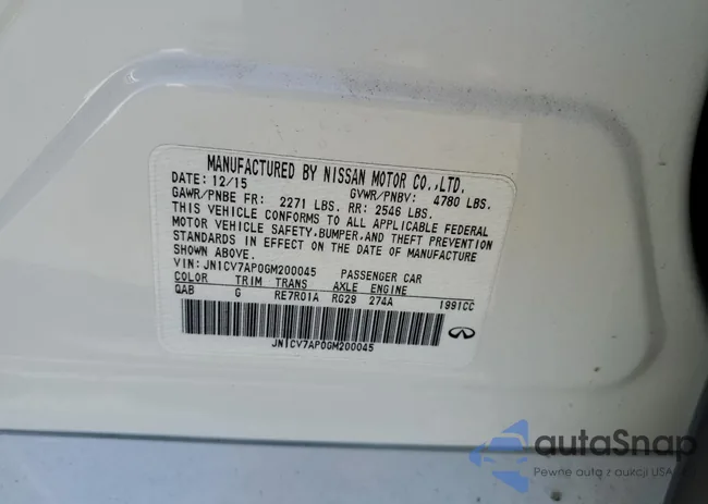 JN1CV7AP0GM200045: 68952493