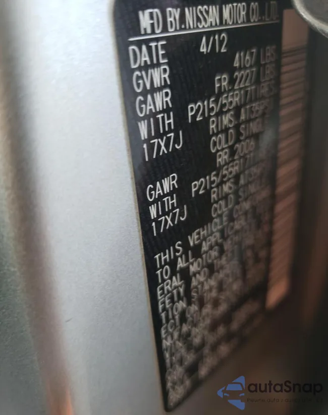 JN8AF5MV7CT121007: 69578183