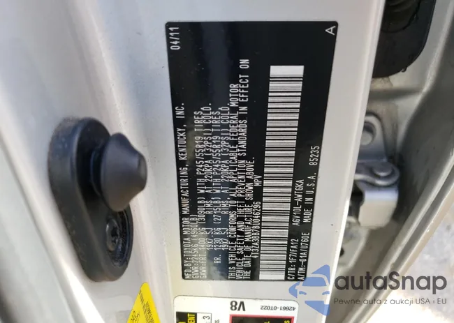 4T3ZA3BB7BU046296: 69455603