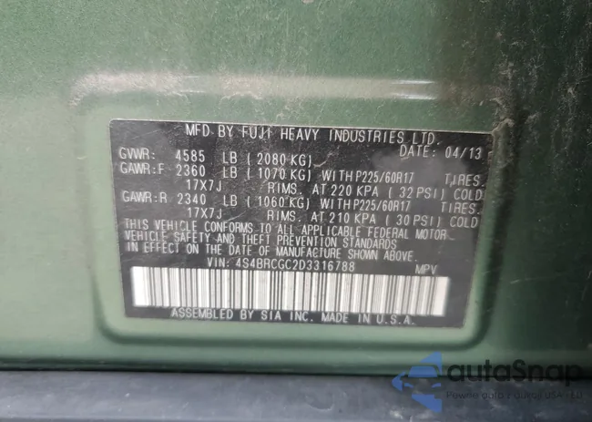 4S4BRCGC2D3316788: 67084983