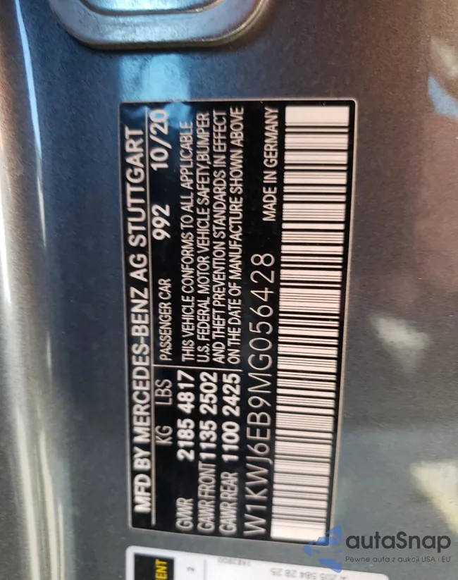 W1KWJ6EB9MG056428: 70379743