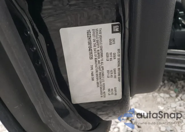 1G2ZH158164276729: 69552583