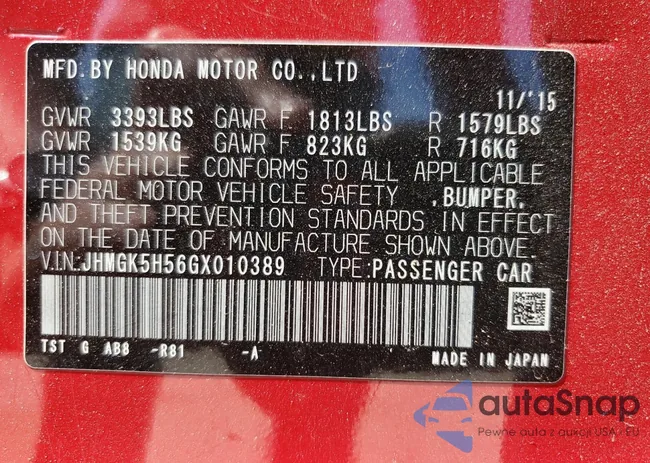 JHMGK5H56GX010389: 67630903