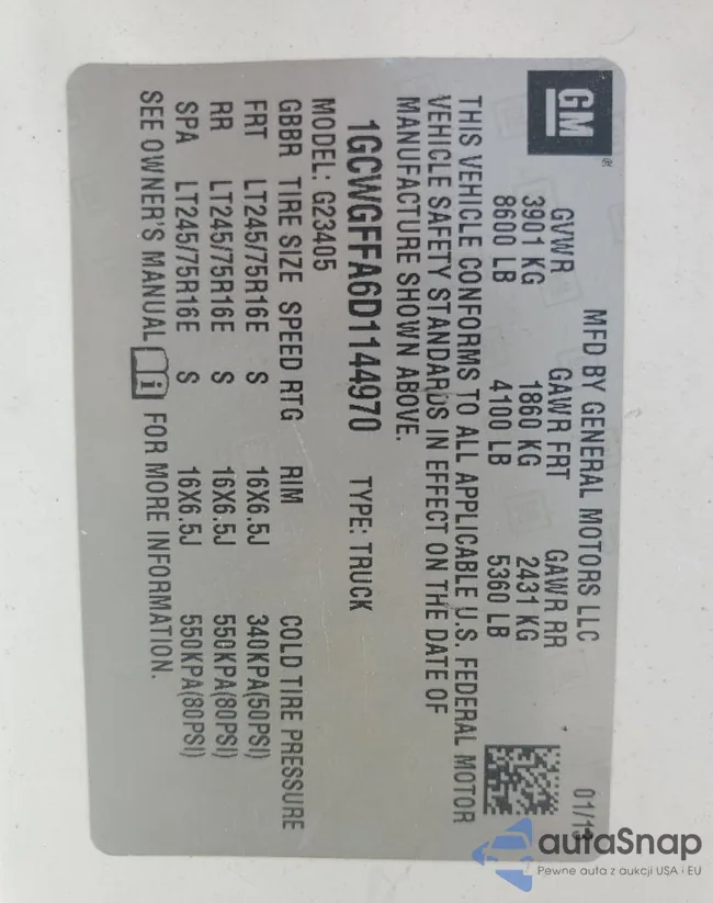 1GCWGFFA6D1144970: 68401443